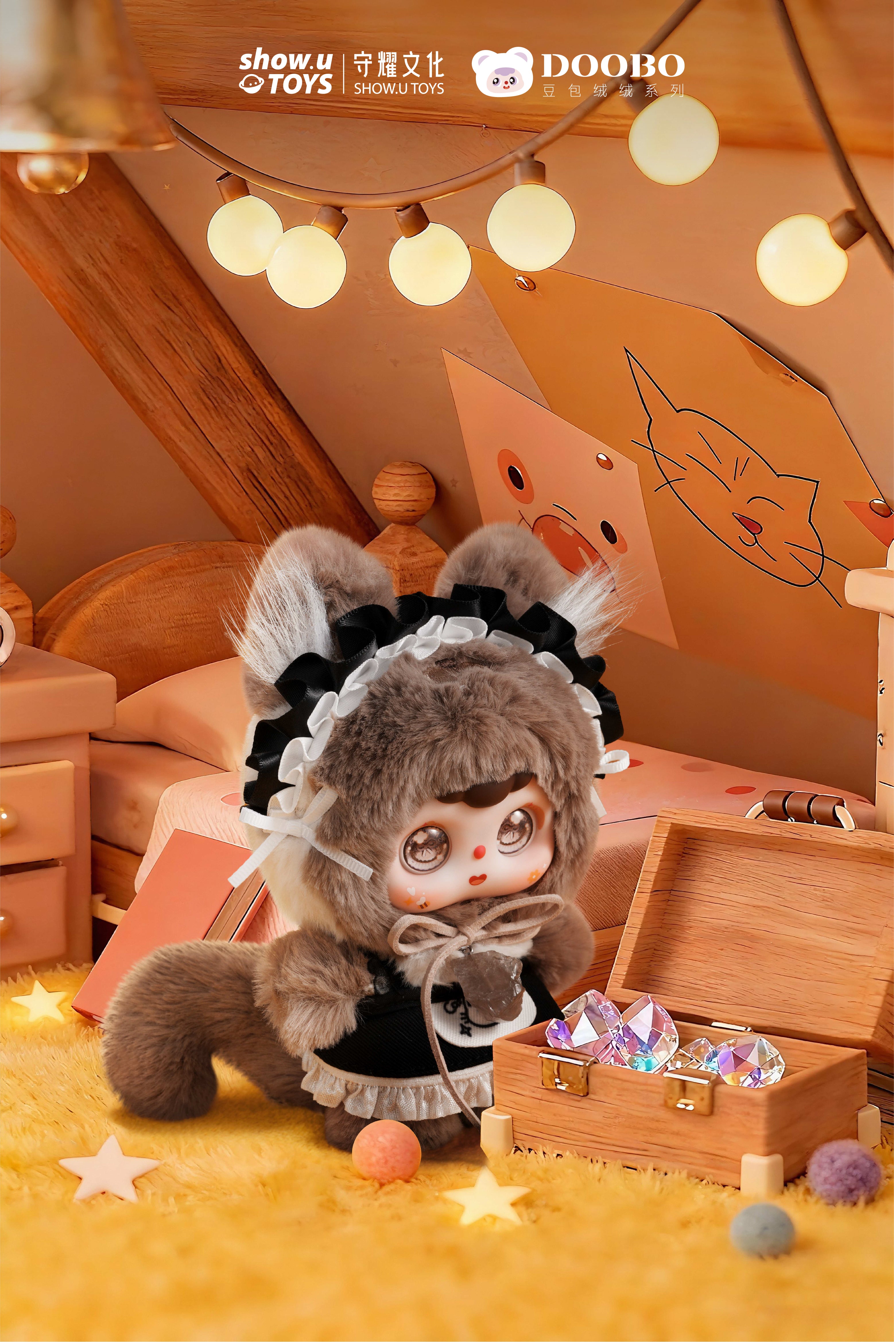 DOOBO Cat Cafe Series Lucky Meow Tales Plush Blind Box