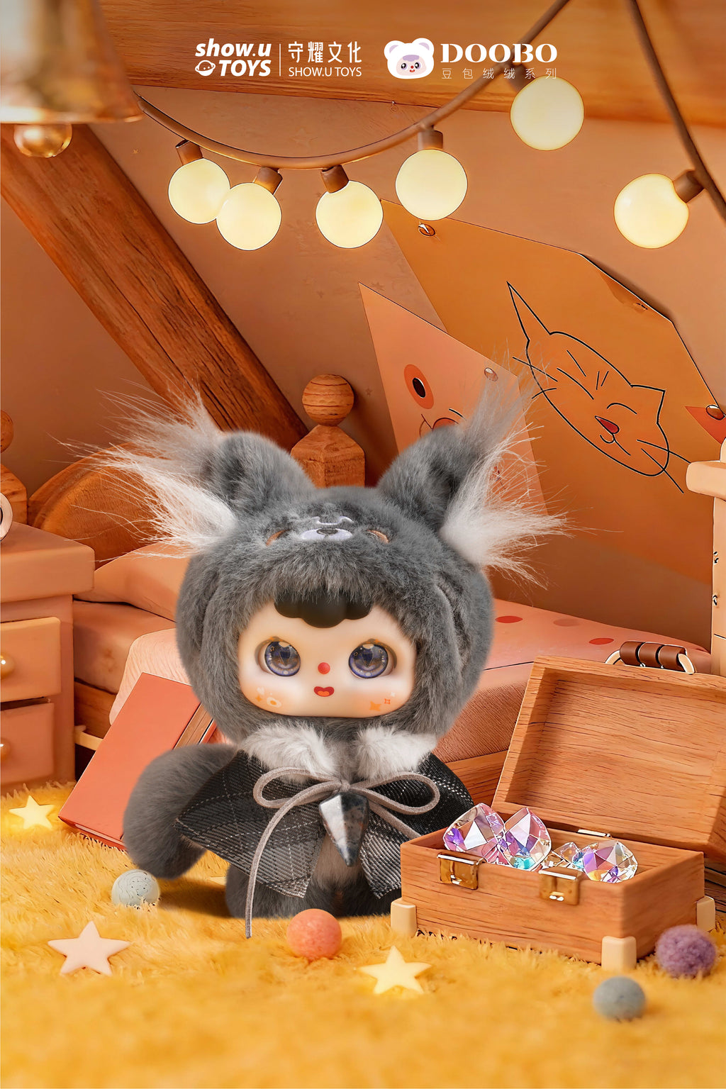 DOOBO Cat Cafe Series Lucky Meow Tales Plush Blind Box