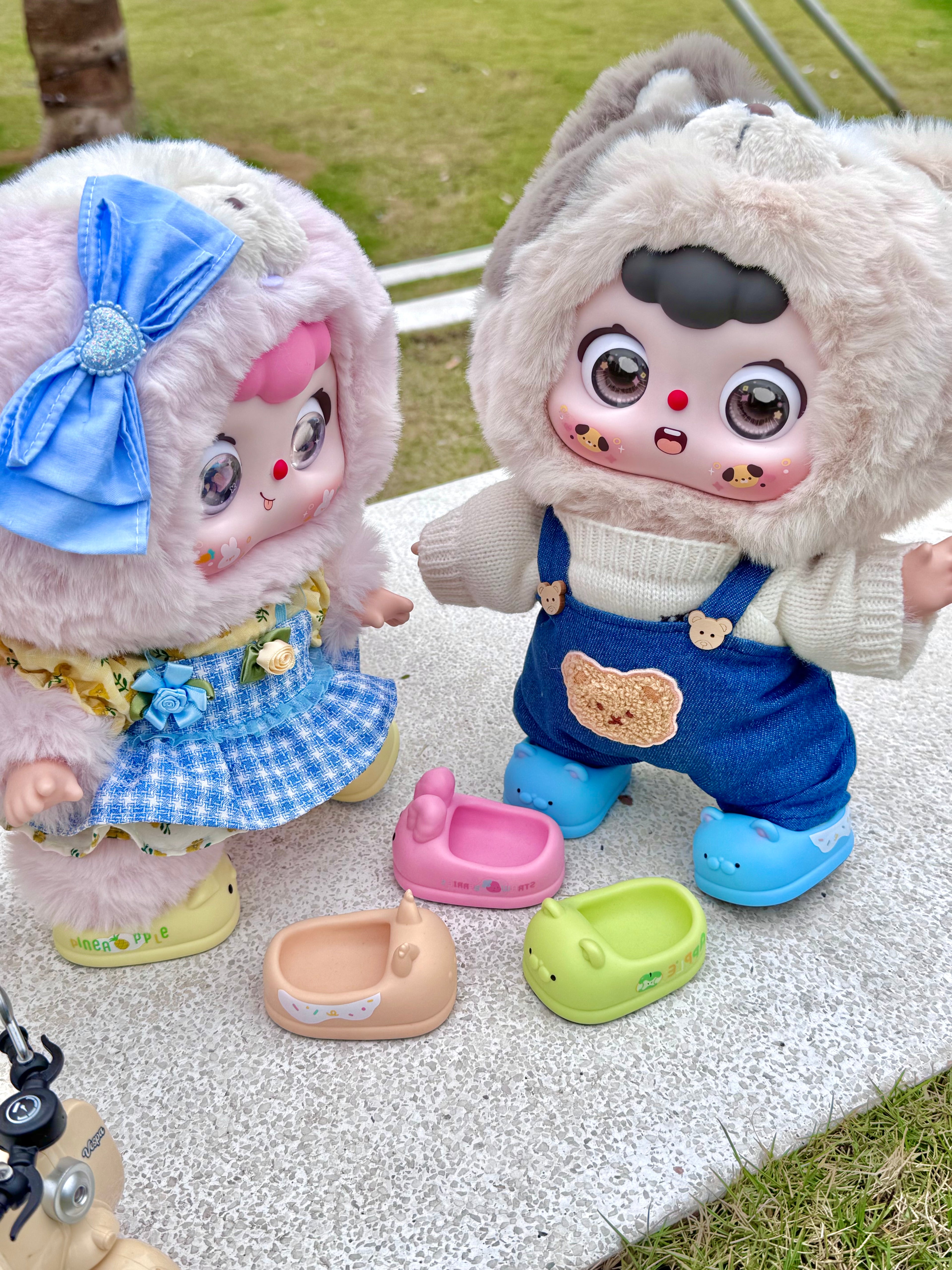 DOUBAO RONG RONG 400% Vanishing Burger Series Blind Box