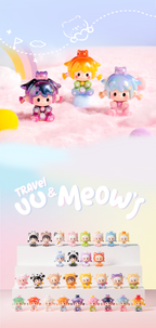 UU & Meow's Travel Time Mini Beans Blind Box 5pc