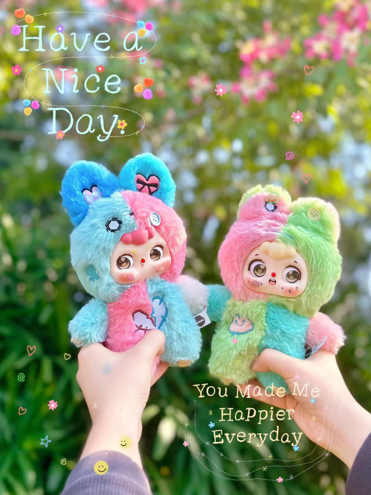 DOUBAO RONG RONG Y2K Millennial Party Series Vinyl Plush Blind Box