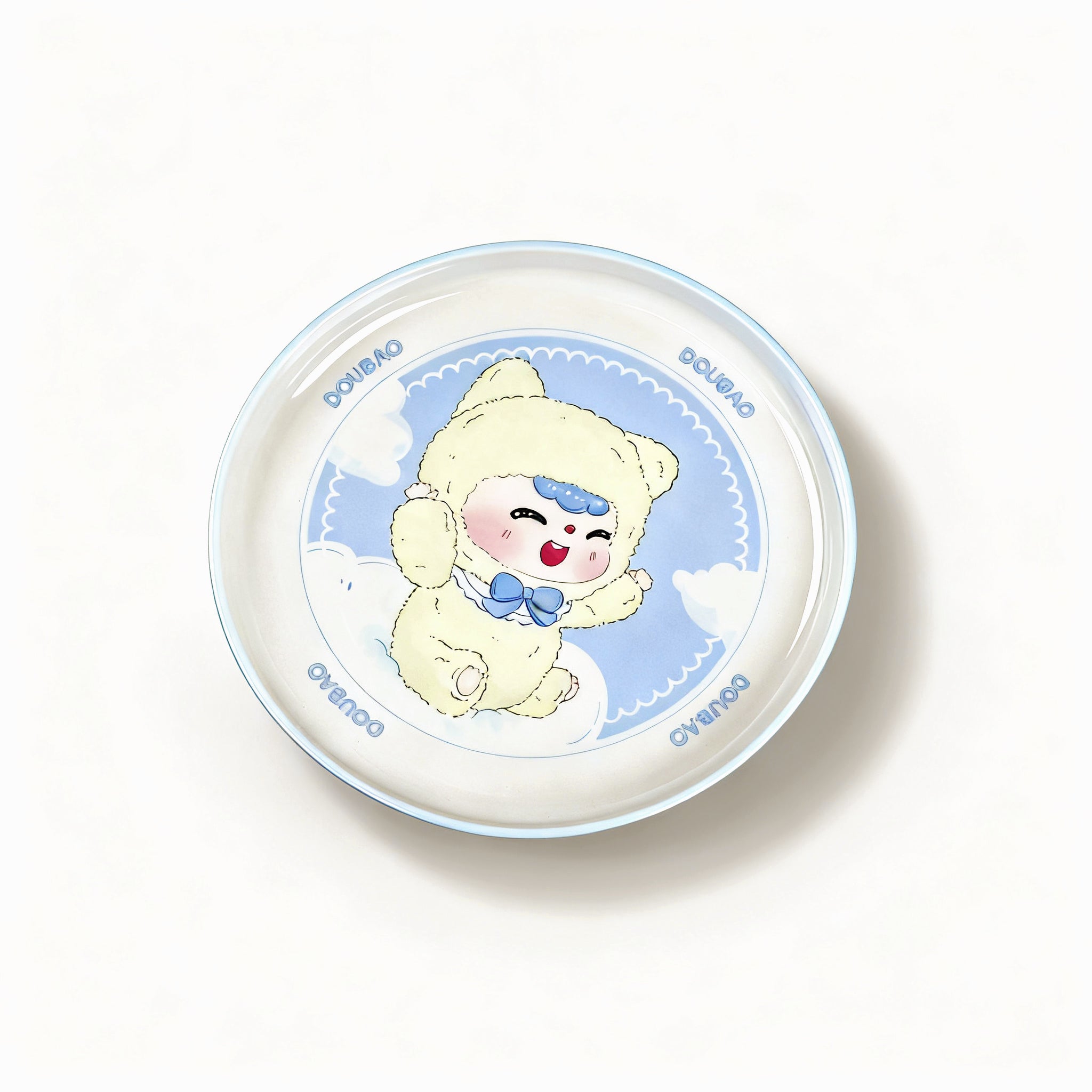 DOUBAO Ceramic-Style Melamine Plate Blind Box