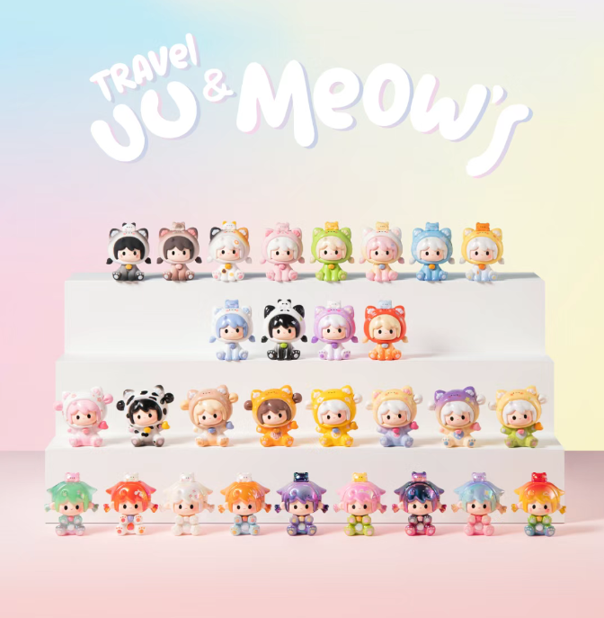 UU & Meow's Travel Time Mini Beans Blind Box 5pc